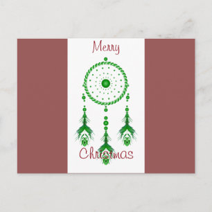 Merry Christmas Dreamcatcher Postcard