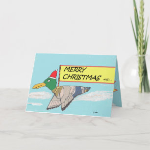 Merry Christmas Duck Holiday Card