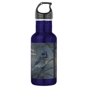 Merry Christmas - Eastern Blue Jay 532 Ml Water Bottle