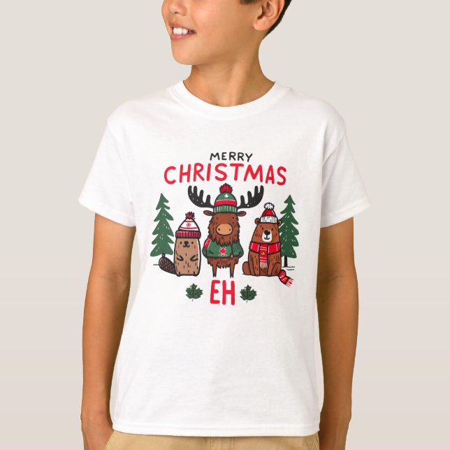 Merry Christmas Eh  T-Shirt (Front)
