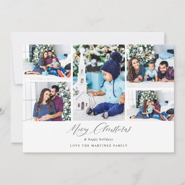 Merry Christmas Ele Chic 5 Photo (Front)