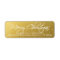 Merry Christmas Elegant Calligraphy Script Gold