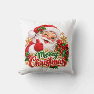 Merry Christmas Elegant Christmas Tree Holiday Dec Cushion