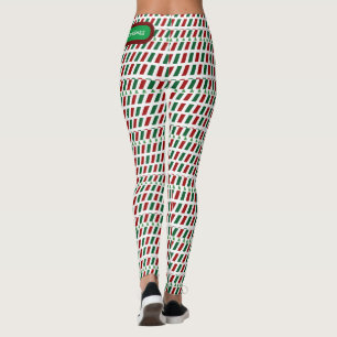 Merry Christmas Elegant & Modern Customise  Leggings