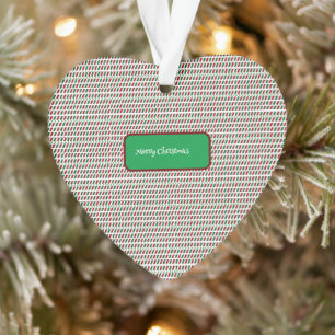 Merry Christmas Elegant & Modern Customise Ornament