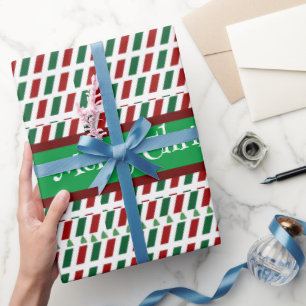 Merry Christmas Elegant & Modern Customise Wrapping Paper