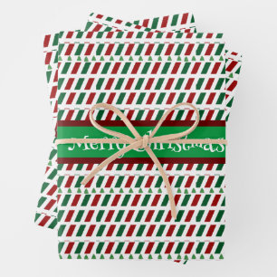 Merry Christmas Elegant & Modern Customise Wrapping Paper Sheet