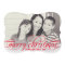 Merry Christmas Elegant Red Script Photo Overlay