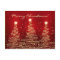 Merry Christmas Elegant Sparkling Trees Red