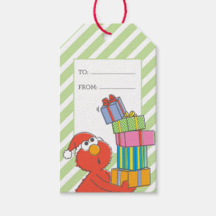 Merry Christmas Elmo Gift Tags