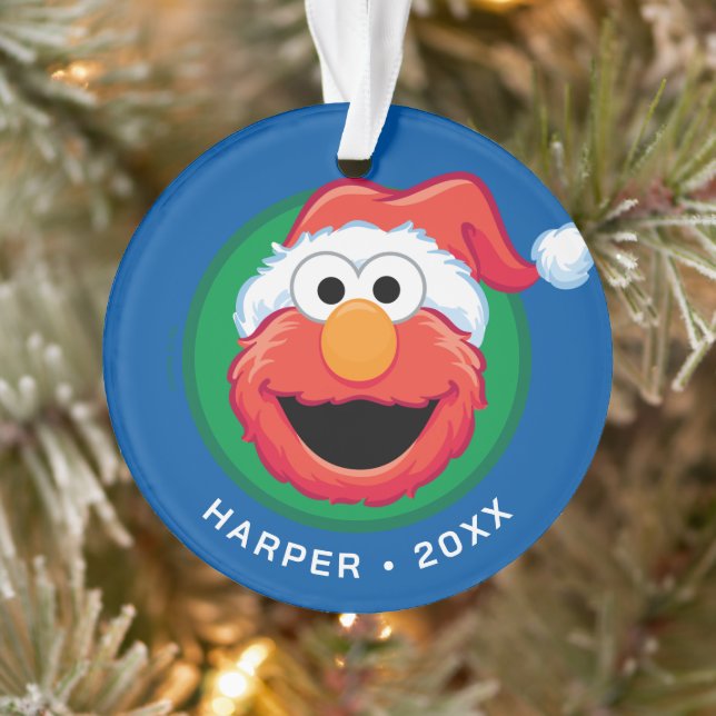 Merry Christmas Elmo Ornament (Tree)