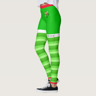 Merry Christmas Elves Leggings
