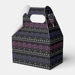 Merry Christmas embroidery cross stitch ugly sweat Favour Box