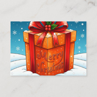 Merry Christmas Enclosure Card