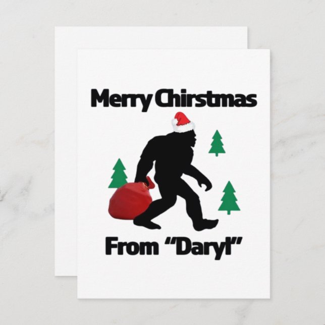 Merry Christmas  Enclosure Card (Front/Back)