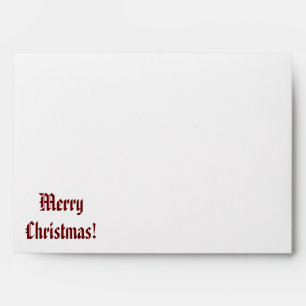 Merry Christmas Envelope! Envelopes