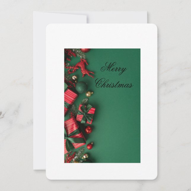 Merry Christmas envelope Invitation (Front)