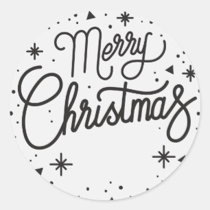 Merry Christmas Envelope Seal / Sticker