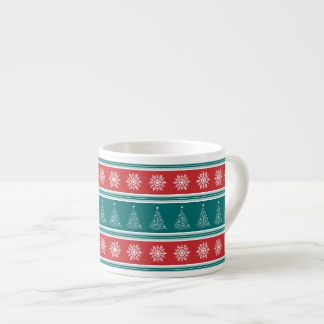 Merry Christmas Espresso Cup (Front Right)