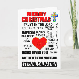 Merry Christmas Eternal Salvation Card