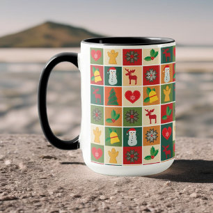 Merry Christmas eve Holiday Family Friends college Mug