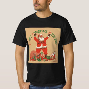 Merry Christmas Everybody! Vintage Santa Claus T-Shirt