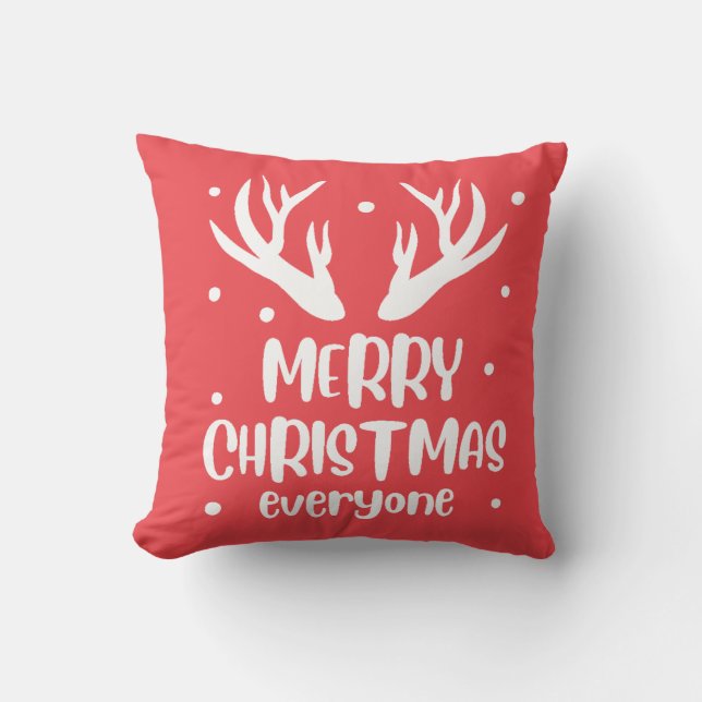 Merry Christmas Everyone Cushion (Front)