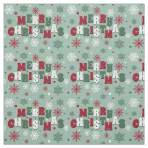 Merry Christmas Fabric