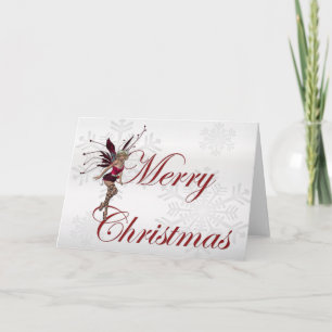 Merry Christmas Faerie 1 - Holiday Greeting Card