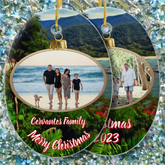 Merry Christmas Family 0828 Ceramic Tree Decoration (Creator Uploaded)