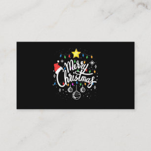 Merry Christmas Family Business Card