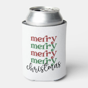 Merry Christmas Family Christmas Celebration Gifts Can Cooler