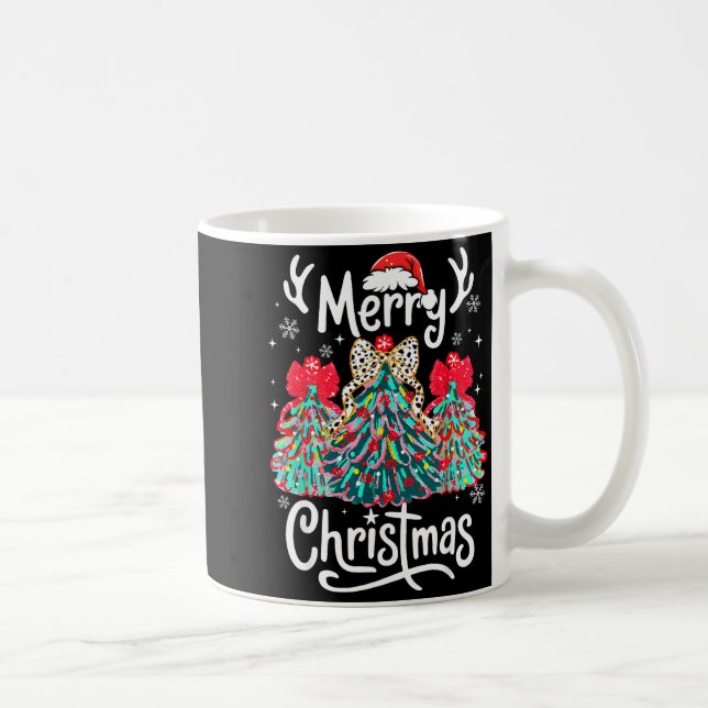 Merry Christmas Family Funny Christmas Tree Women  Coffee Mug (Right)