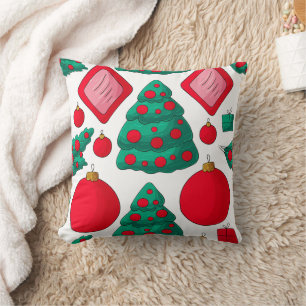 Merry Christmas family Gathering Set on Warm Cushion
