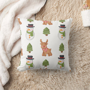 Merry Christmas family Gathering Set on Warm Cushion