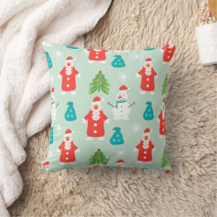 Merry Christmas family Gathering Set on Warm Cushion