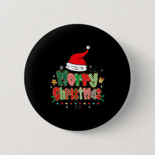 Merry Christmas Family Matching Outfit Xmas Squad  6 Cm Round Badge