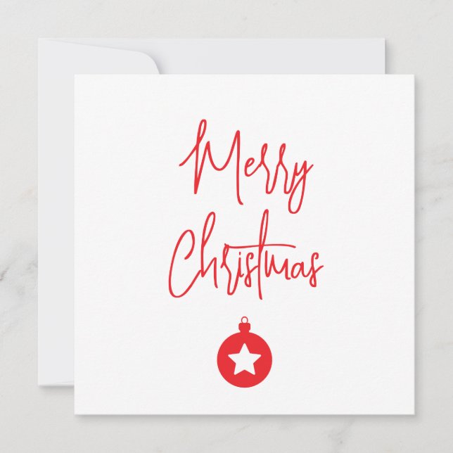 Merry Christmas Family New Year Message Holiday Card (Front)