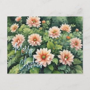 Merry Christmas Family New Year Message Holiday Postcard