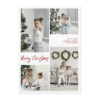 Merry Christmas Family Photo Card
