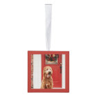 Merry Christmas Family Photo Cube Red