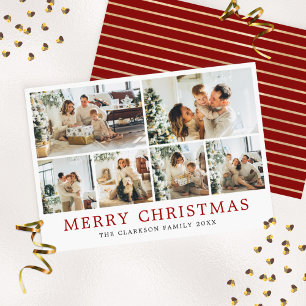 Merry Christmas Family Photo Holiday Card