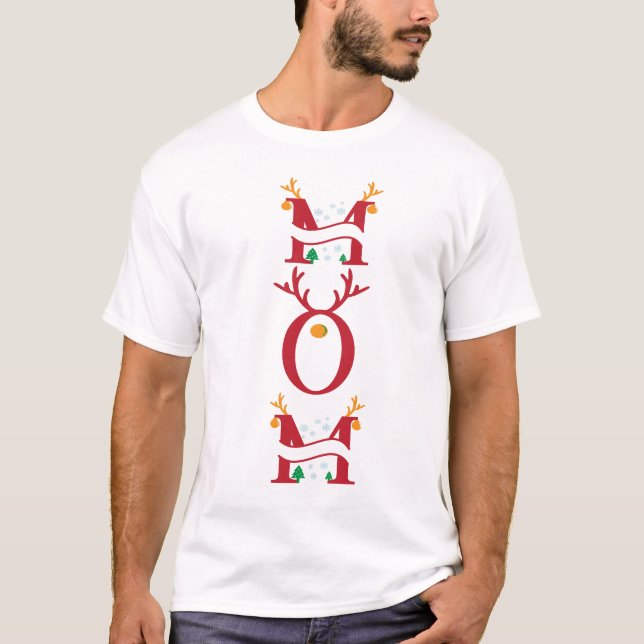 Merry Christmas Family print for men T-Shirt (Front)