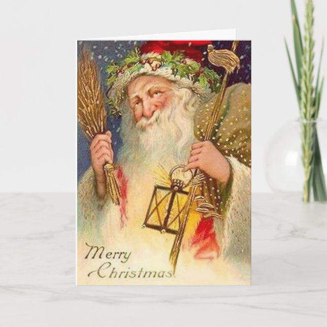 Merry Christmas, Father Christmas Holiday Card (Front)