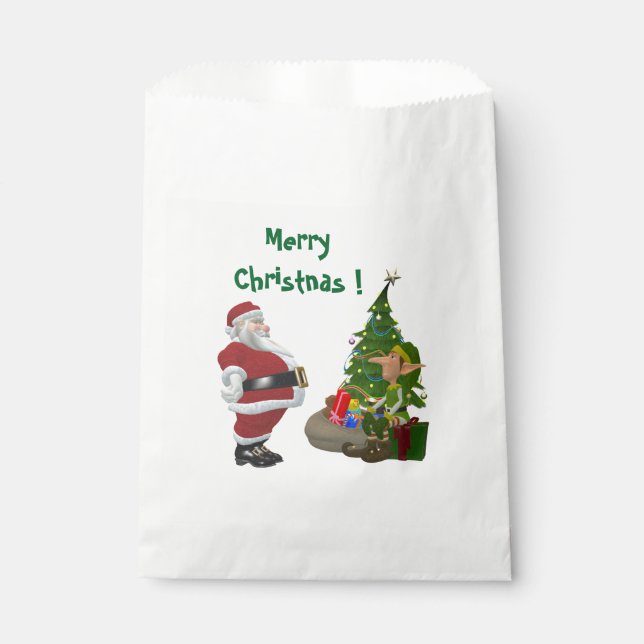 MERRY CHRISTMAS FAVOUR BAGS (Front)