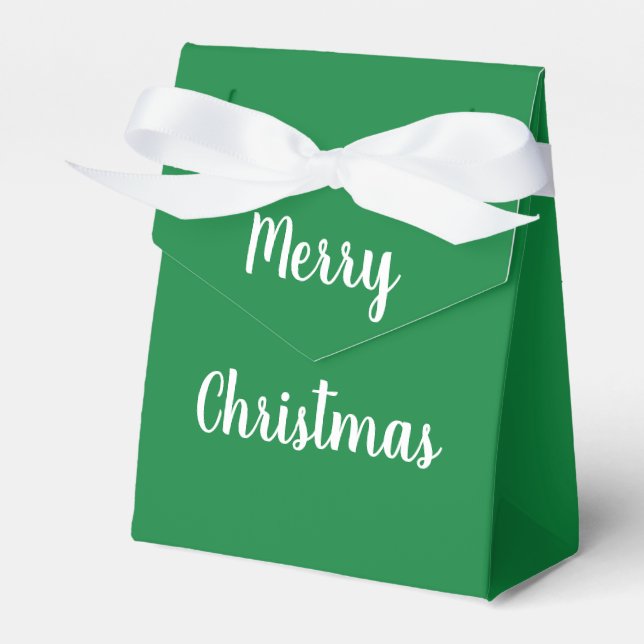 Merry Christmas Favour Box (Front Side)