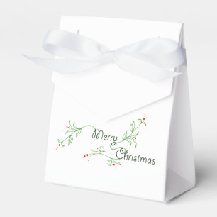 Merry Christmas Favour Box