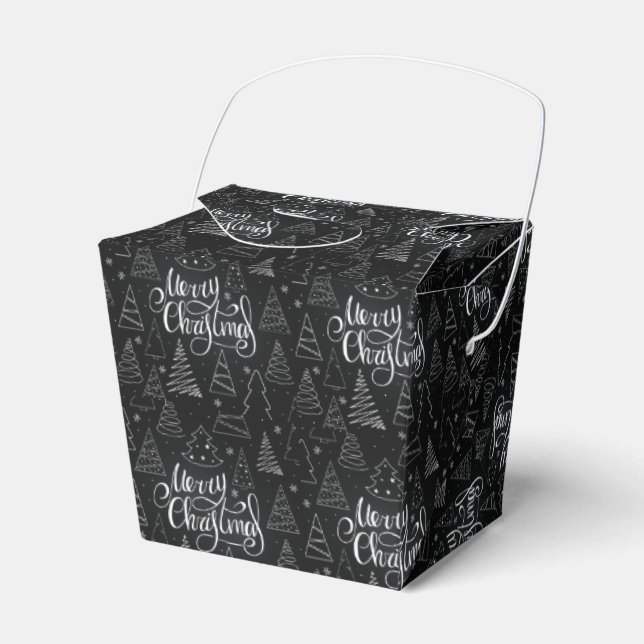 Merry Christmas Favour Box (Front Side)