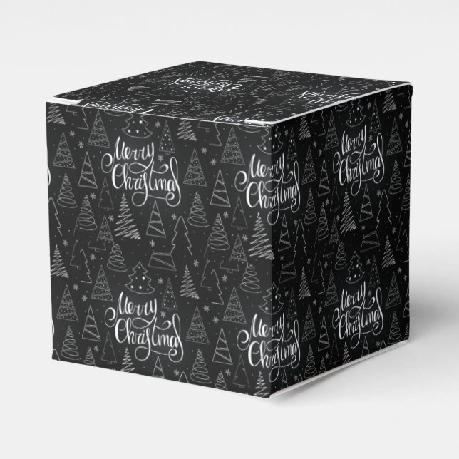 Merry Christmas Favour Box (Front Side)