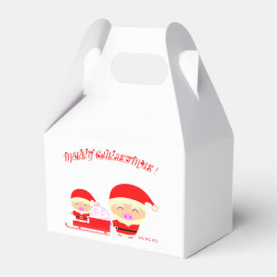 Merry christmas favour box